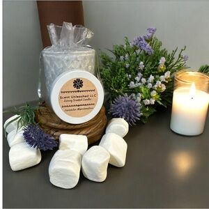 LAVENDER MARSHMALLOW, SCENT UNLEASHED LLC LUXURY HAND POURED SCENTED CANDLES